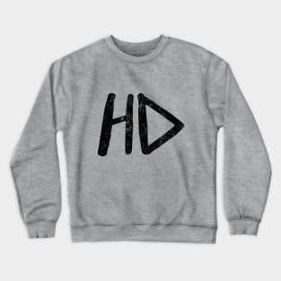HD (Black Grunge) Crewneck Sweatshirt